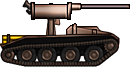 Sideview of AT-1 (Twin 105mm)